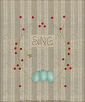F1726 - Sing (June) Preprinted Fabric