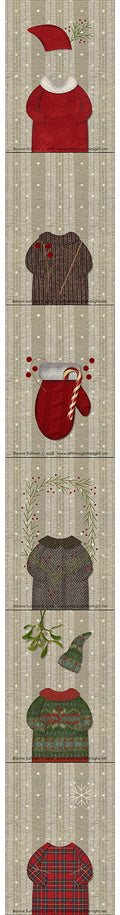 F1802 - Chrismutts Preprinted Fabric