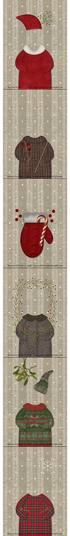 F1802 - Chrismutts Preprinted Fabric