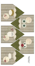 F1803 - Happy Halloween Banner Preprinted Fabric