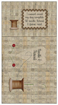 F1805 - Needle & Thread Sewing Case Preprinted Fabric