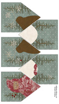F1909 - Christmas Cheer Banner Preprinted Fabric