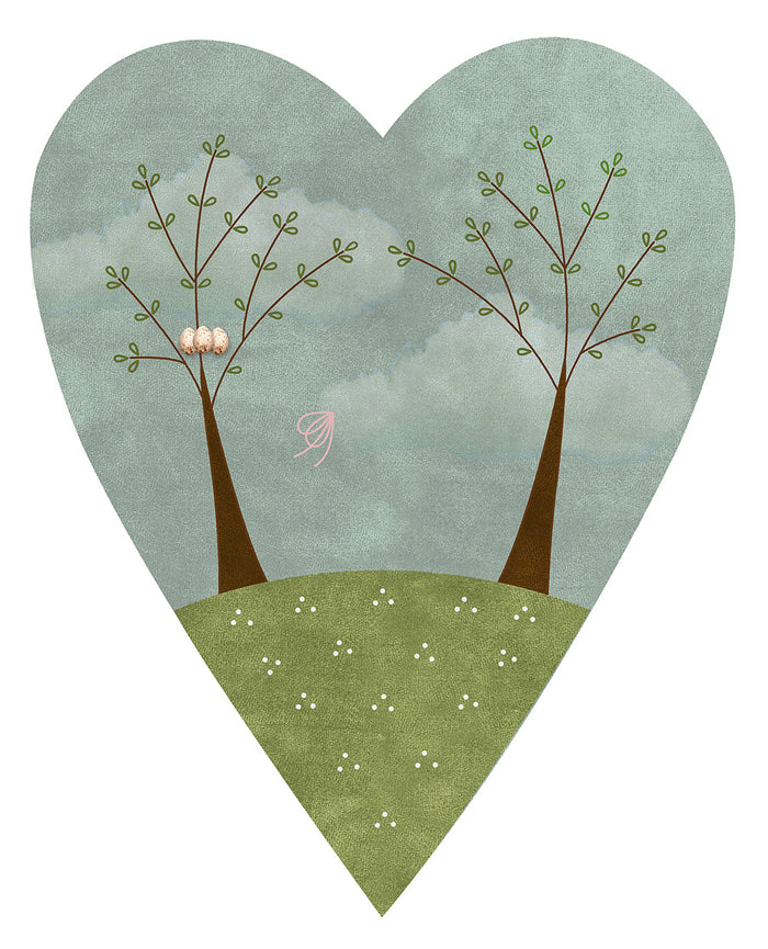 F2010 - Seasons of the Heart (Spring) Preprinted Fabric