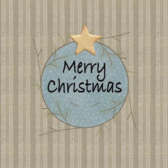 F2112 Merry Christmas Pre Printed Fabric