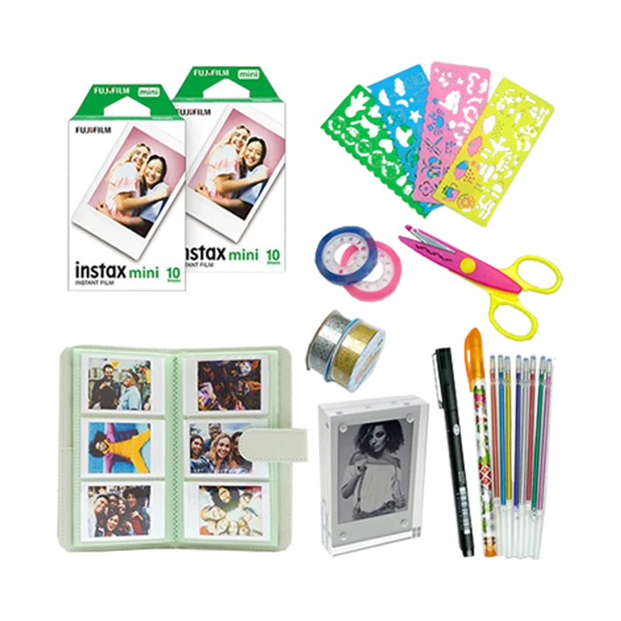 Fujifilm Instax Mini 12 Festive Kit (Mint Green)