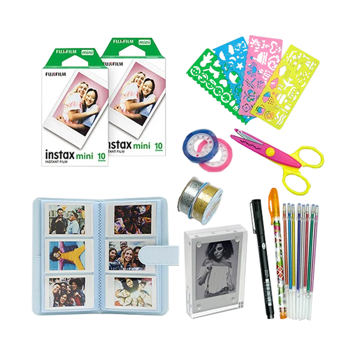 Fujifilm Instax Mini 12 Festive Kit (Pastel Blue)