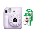 Fujifilm Instax Mini 12 Instant Film Camera Combo with 2 Films (Lilac Purple)