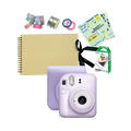 Fujifilm Instax Mini 12 Instant Film Camera Festive Value Pack (Lilac Purple)