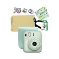 Fujifilm Instax Mini 12 Instant Film Camera Festive Value Pack (Mint Green)
