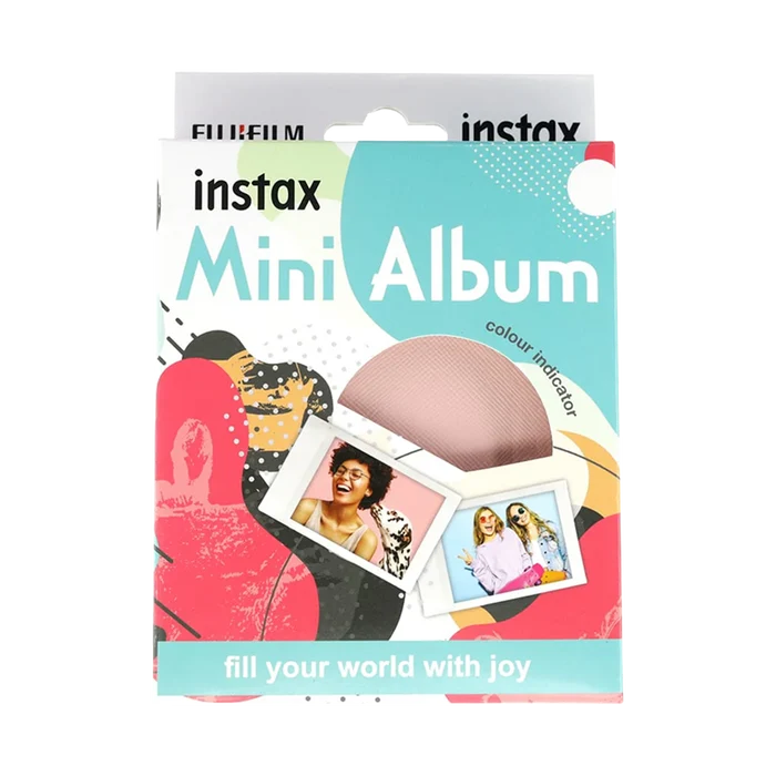 Fujifilm Instax Mini 12 Vinyl Album (Blossom Pink)