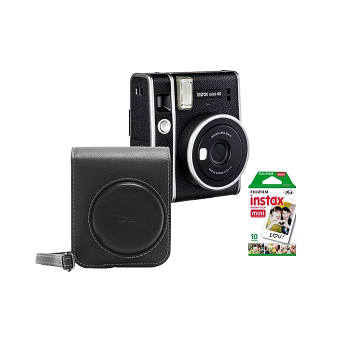 Fujifilm Instax Mini 40 Instant Film Camera with 1 Film and Case