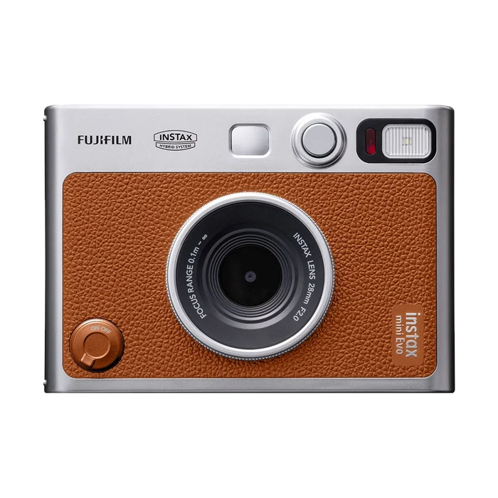 Fujifilm Instax Mini Evo Hybrid Instant Camera (Brown)