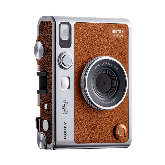 Fujifilm Instax Mini Evo Hybrid Instant Camera (Brown)