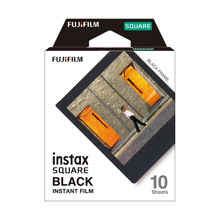 Fujifilm Instax Square Black Instant Film (10 Exposures)