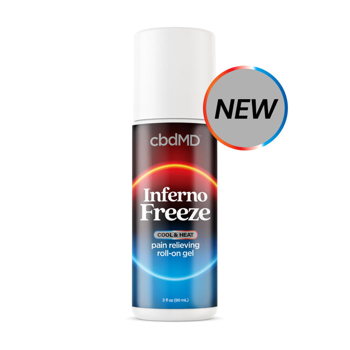 Inferno Freeze pain relieving roll-on gel with cool and heat, 3 fl oz, labeled as new