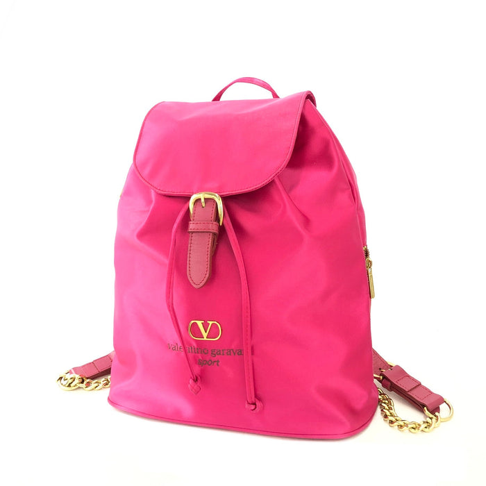 VALENTINO GARAVANI Nylon Backpack Pink Vintage Old 3kiw2c