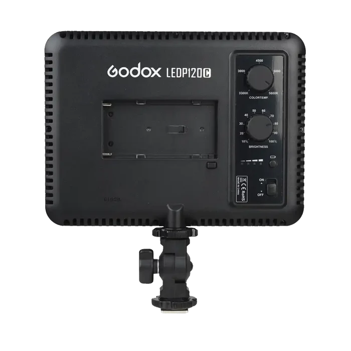 Godox LEDP120C LED Light Panel with L-Series Battery Plate