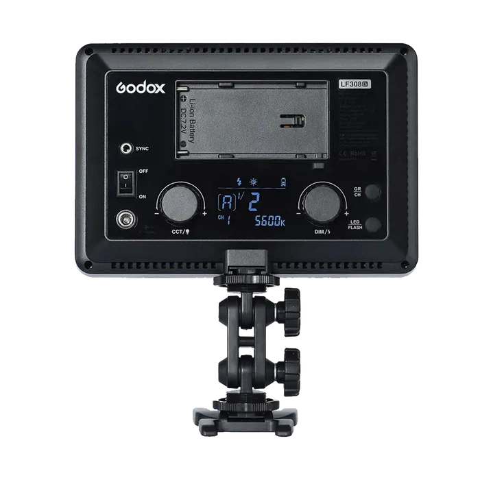 Godox LF308BI Variable Color LED Video Light with Flash Sync