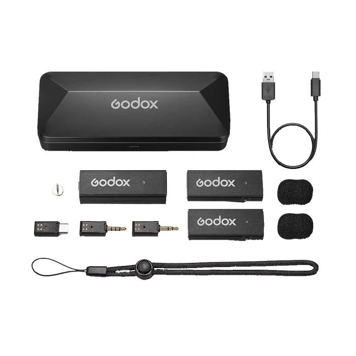 Godox MoveLink Mini UC 2-Person Wireless Microphone System for Cameras and Mobile Devices