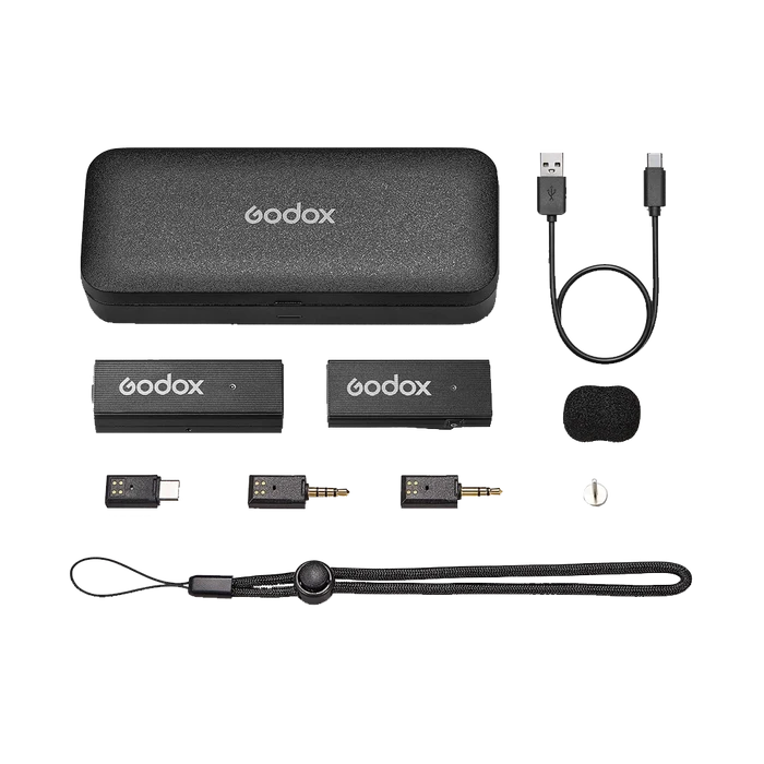 Godox MoveLink Mini UC Wireless Microphone System for Cameras and Mobile Devices