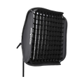 Godox S2 Speedlite Bracket with Softbox, Grid & Carrying Bag Kit (60 x 60cm)