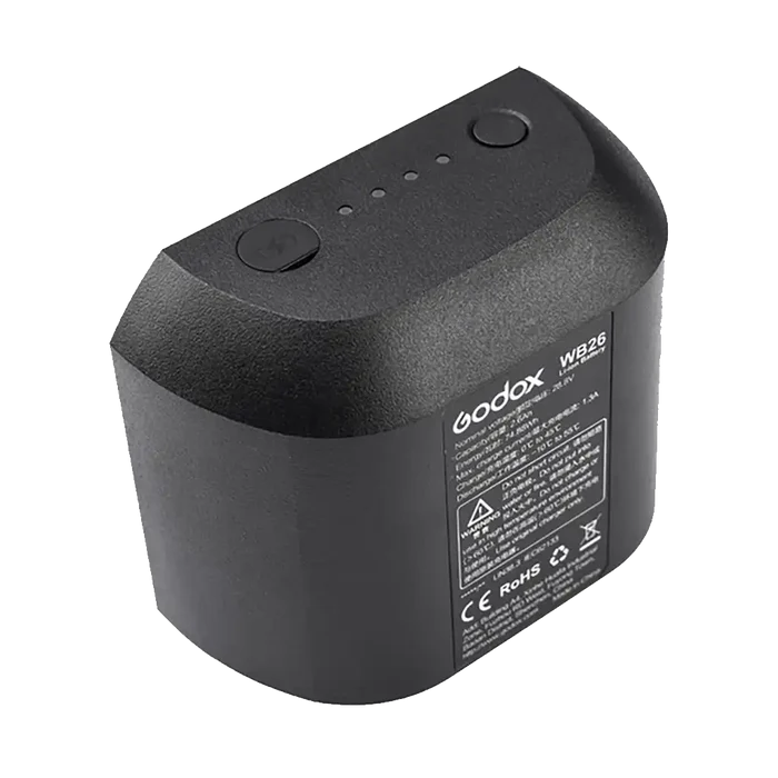 Godox WB26 Rechargeable Lithium-Ion Battery Pack for AD600Pro Flash
