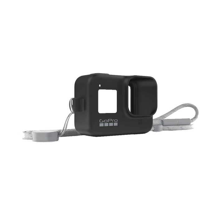 GoPro Silicone Sleeve and Adjustable Lanyard Kit for GoPro HERO8 (Blackout)