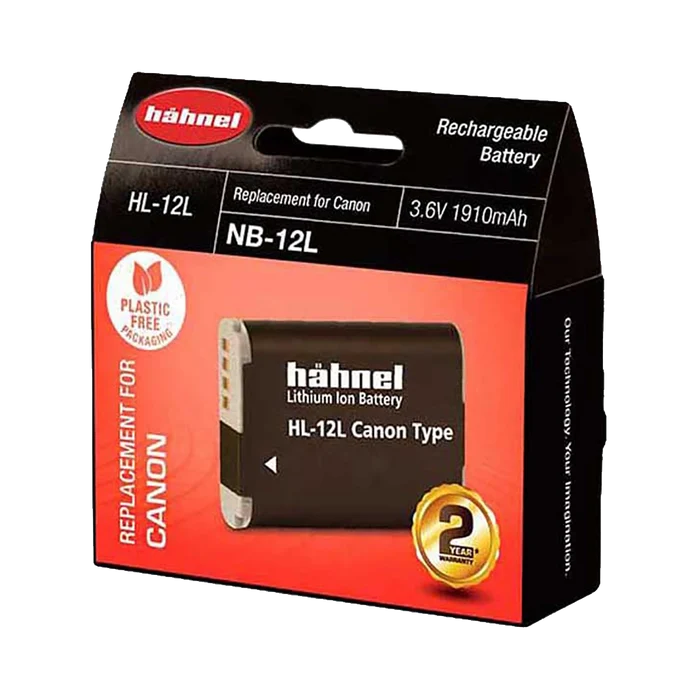 Hahnel HL-12L Lithium Ion Battery for Canon (NB-12L)