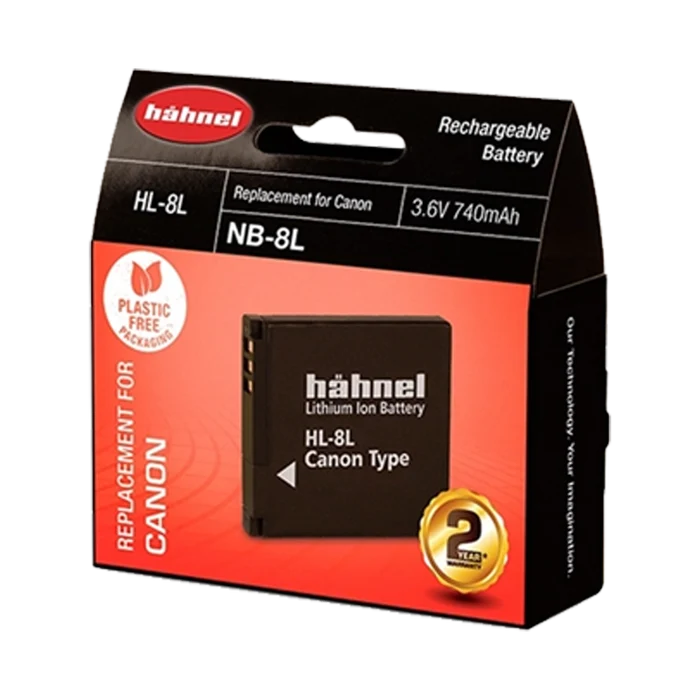 Hahnel HL-8L Lithium Ion Battery for Canon (NB-8L)