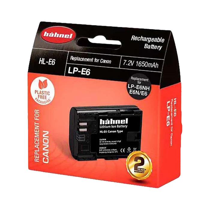 Hahnel HL-E6 Battery Pack for Canon (LP-E6 and LP-E6N)