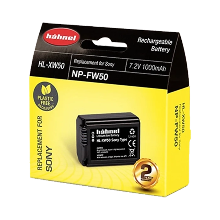 Hahnel HL-XW50 Lithium Ion Battery for Sony (NP-FW50)