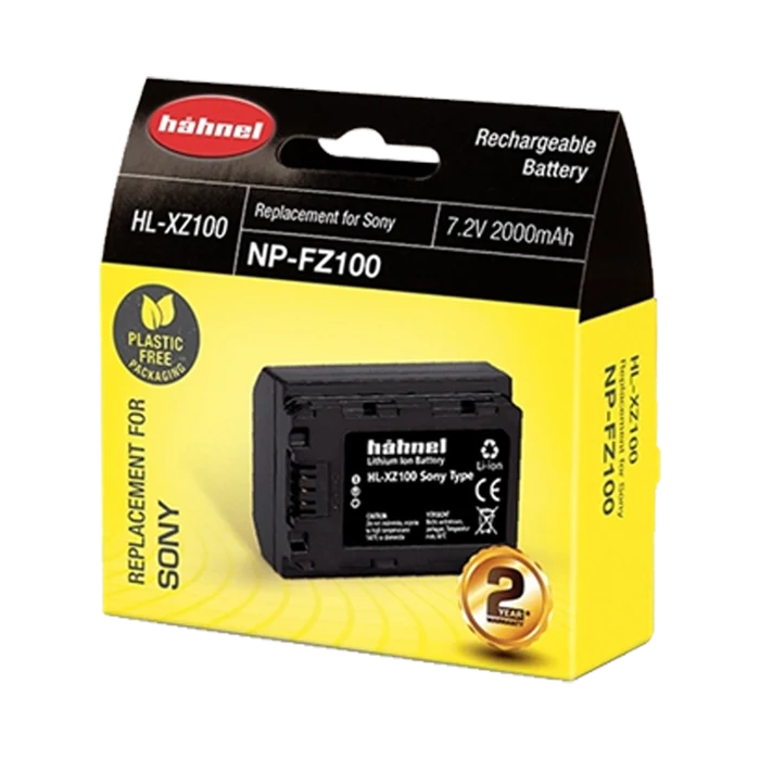 Hahnel HL-XZ100 Lithium Ion Battery for Sony (NP-FZ100)