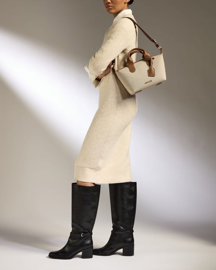 Antler Luggage -  Heritage Mini Crossbody Natural - Cross Body Bag Heritage Mini Crossbody Natural