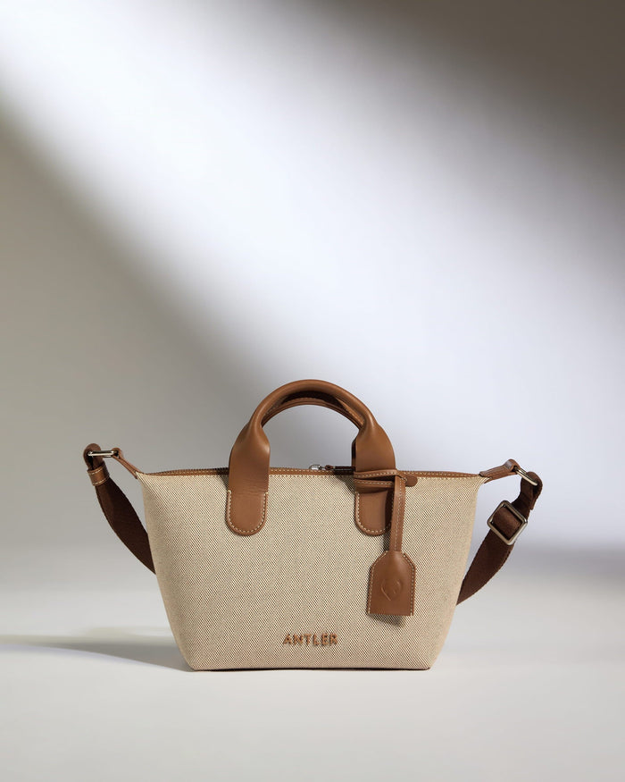 Antler Luggage -  Heritage Mini Crossbody Natural - Cross Body Bag Heritage Mini Crossbody Natural