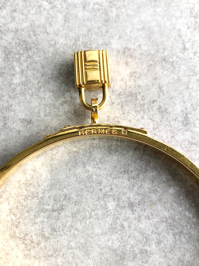 HERMES Bangle Red Vintage 6p5vxp