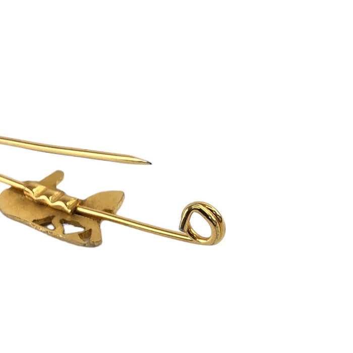 CELINE Horsecarriage Brooch Gold kdgmvw