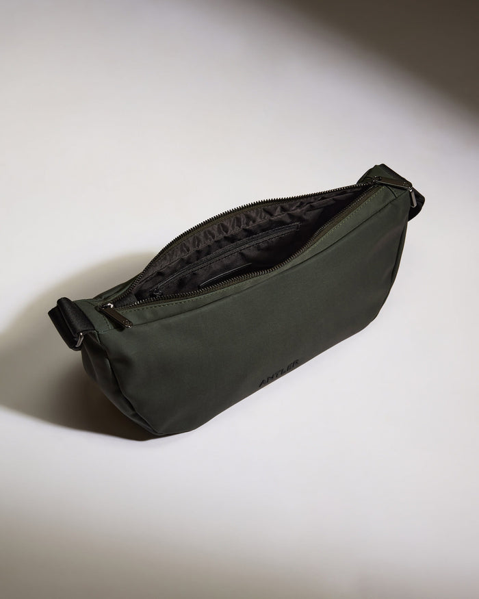 a black bag with a zipper