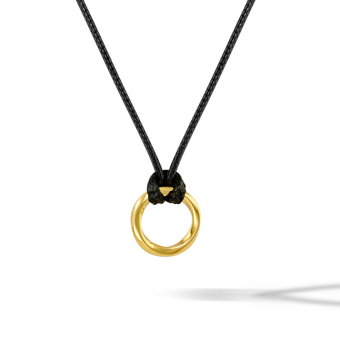 Gold Kairos Infinity Pendant For Men