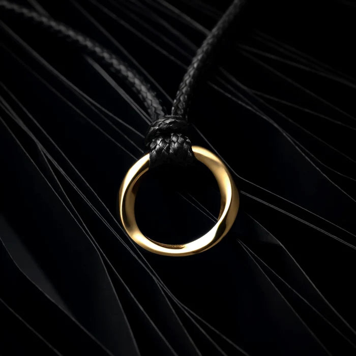 Gold Kairos Infinity Pendant For Men