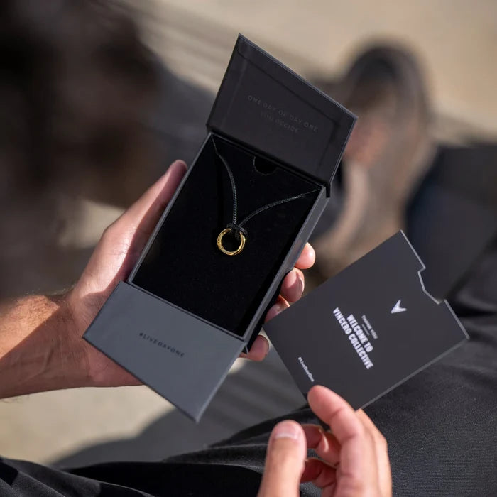Gold Kairos Infinity Pendant For Men