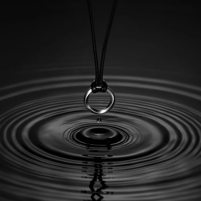 Silver Kairos Infinity Pendant For Men