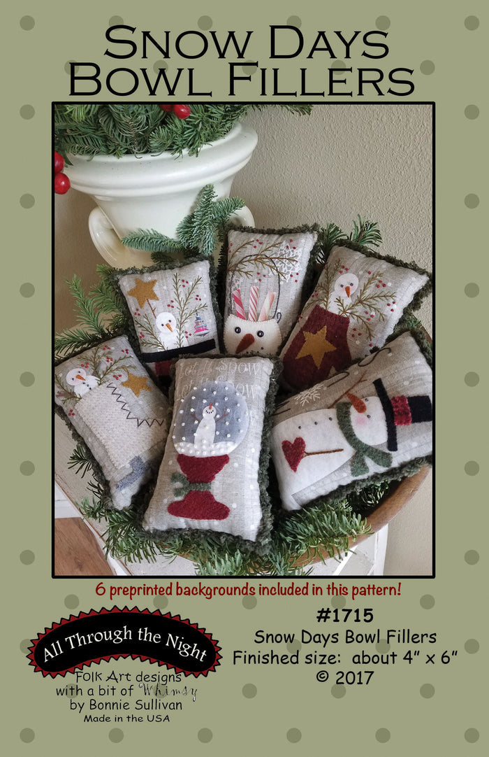 KB1715 Snow Days Wool Applique Kit