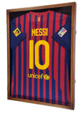 Large Jersey Display Case Cabinet Shadowbox