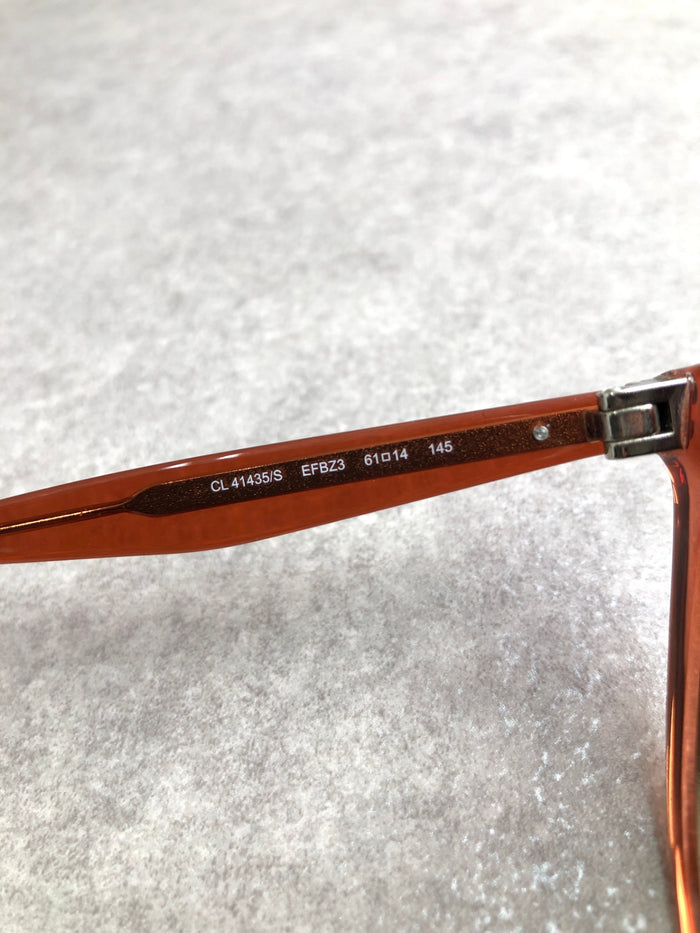 CELINE Logo Sunglasses Brown Vintage c5xcgk