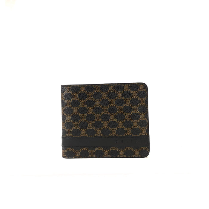 CELINE Macadam Compact Wallet Black Accessories 6wtv6z