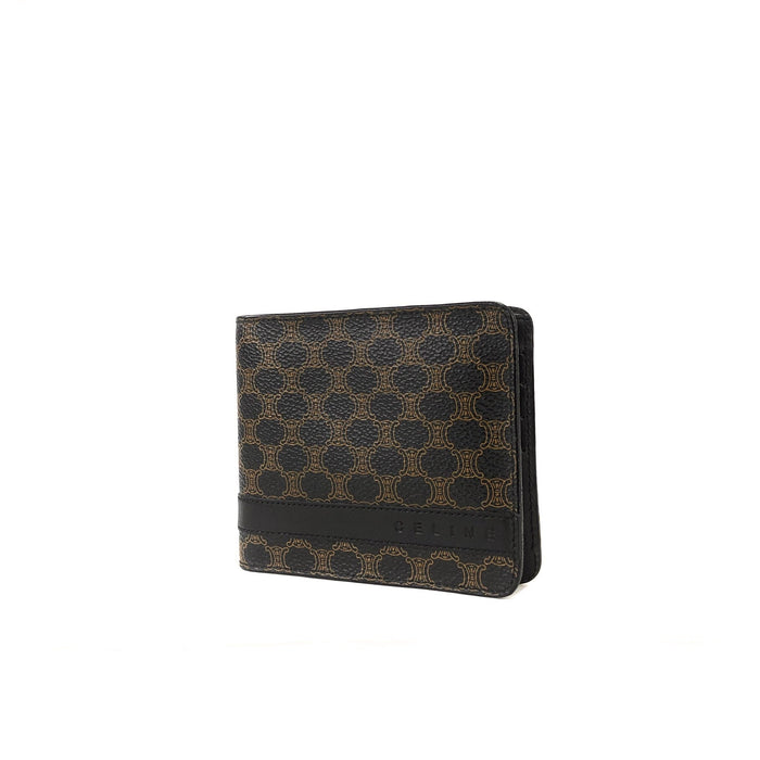 CELINE Macadam Compact Wallet Black Accessories 6wtv6z