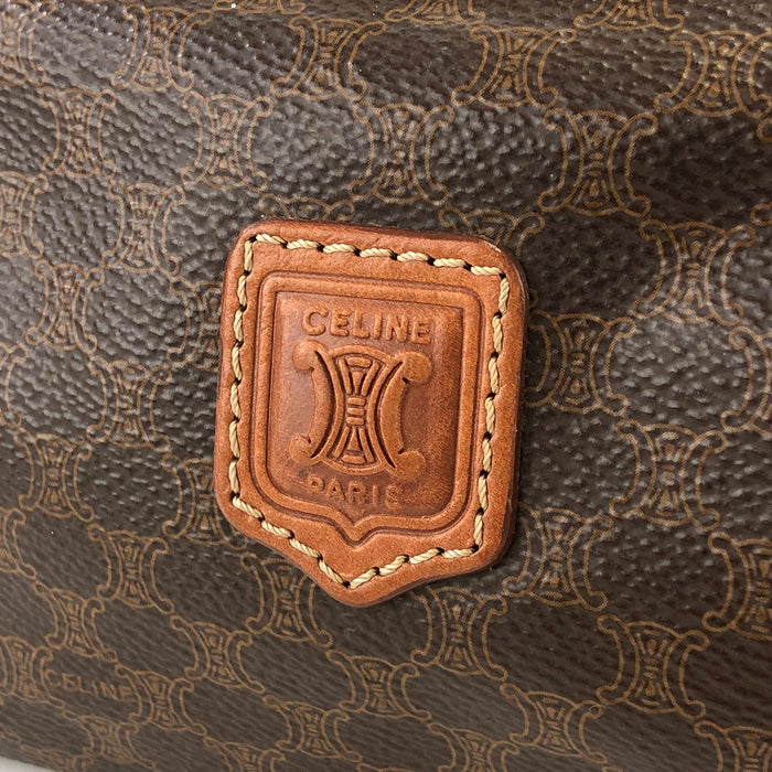 CELINE Macadam Pouch Brown Vintage Old CELINE 7yvznj
