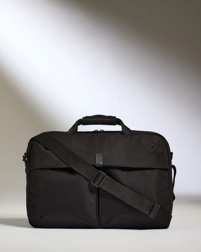 Antler Luggage -  Messenger Bag in Black - Urban Light - Messenger Bag Messenger Bag in Black - Urban Light