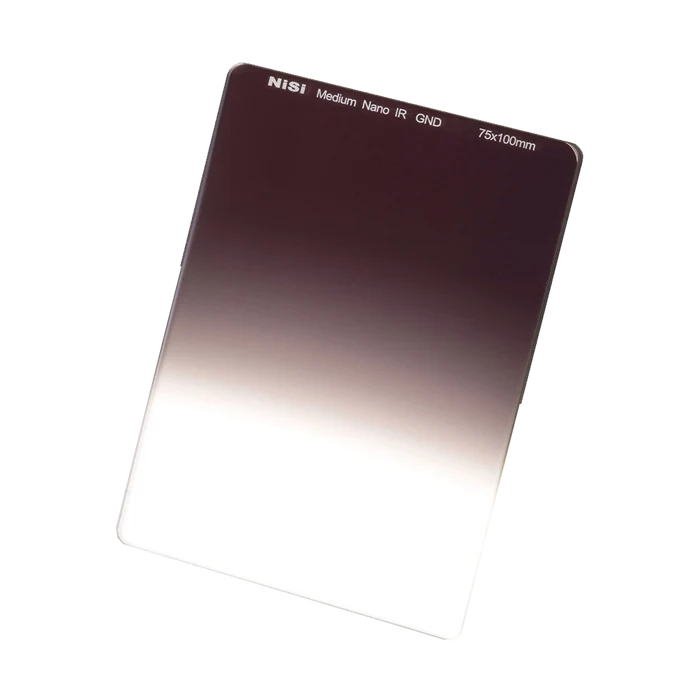 NiSi 75 x 100mm Nano Medium-Edge Graduated IRND 0.9 Filter (3-Stop)