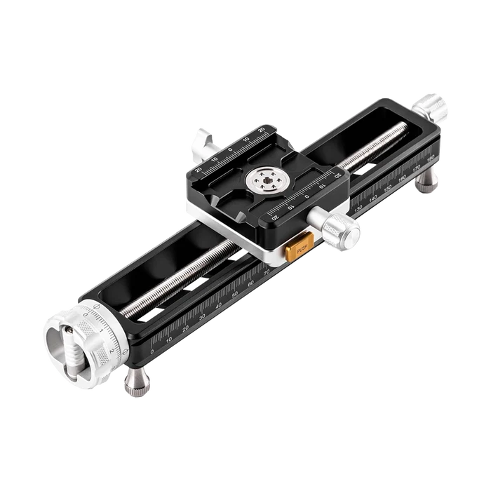 NiSi Macro Focusing Rail NM-200S with 360° Rotating Clamp (20cm Length)